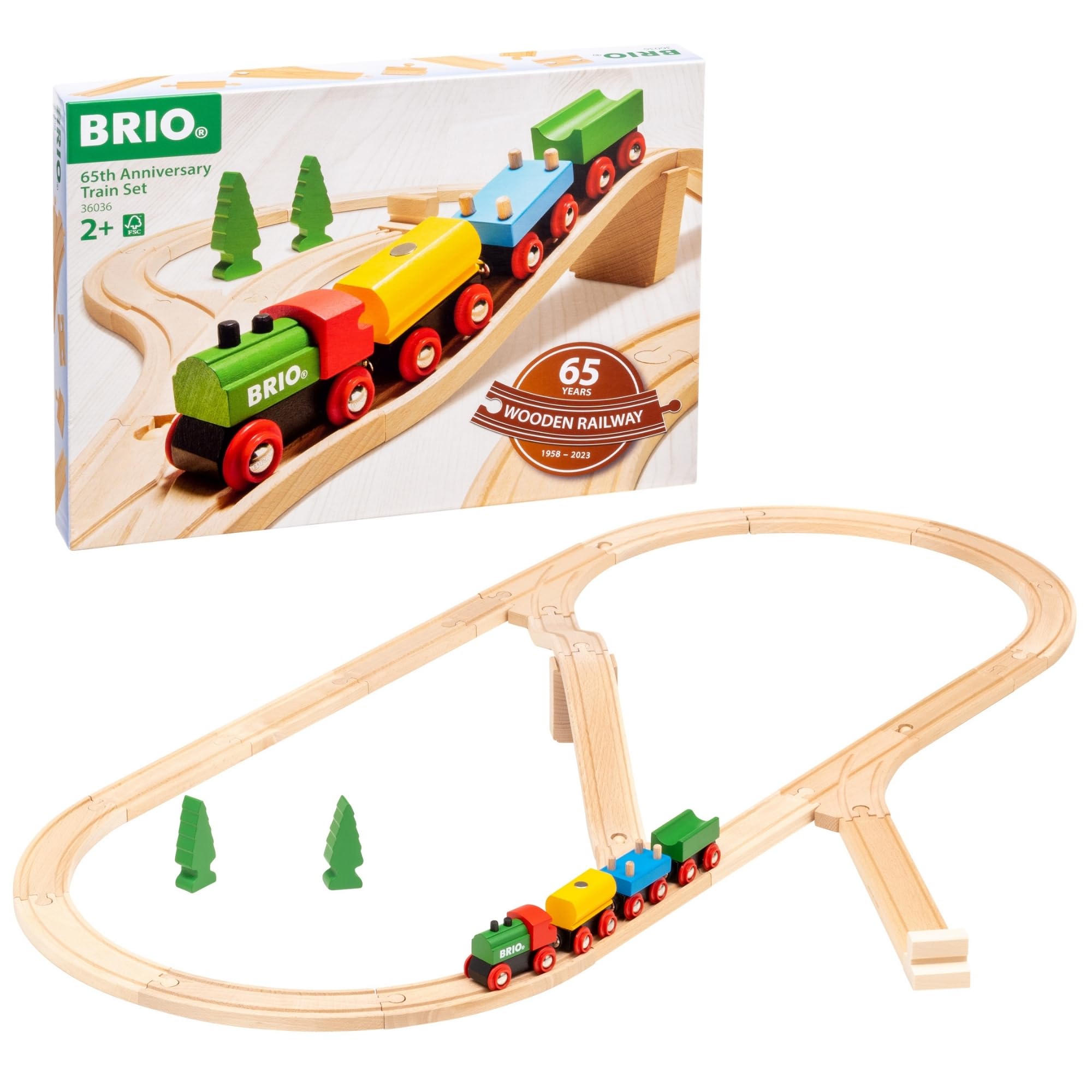 Brio World 65 Jahre Holzeisenbahn Jubiläums-Zugset