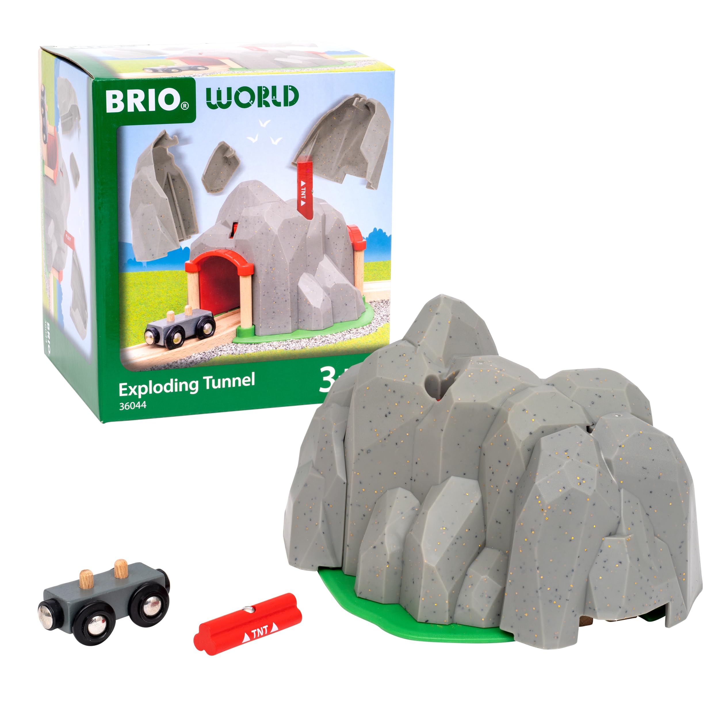 Brio World Tunnel avec Sprengfunktion