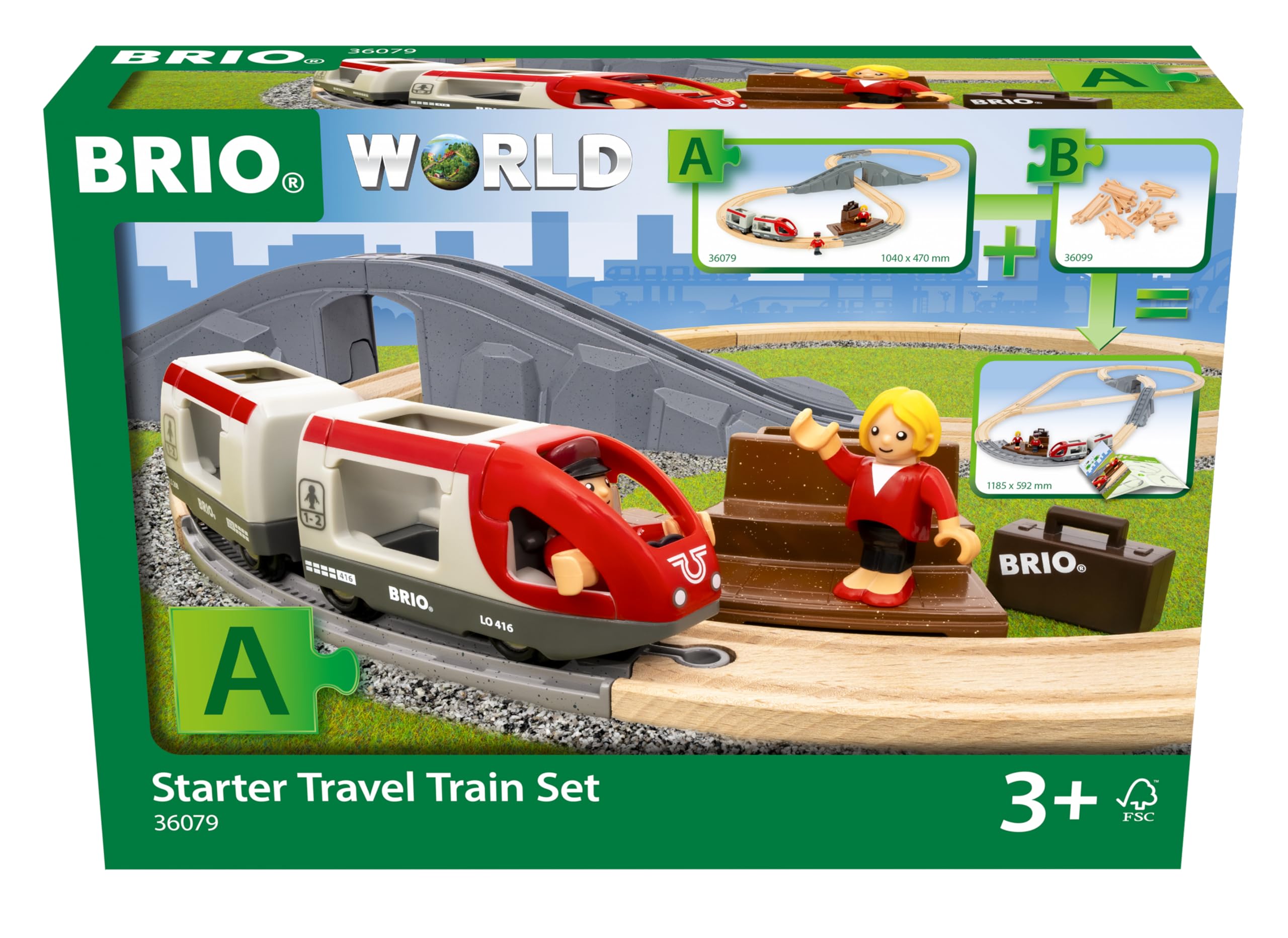 Brio World Reisezug Starter Set A