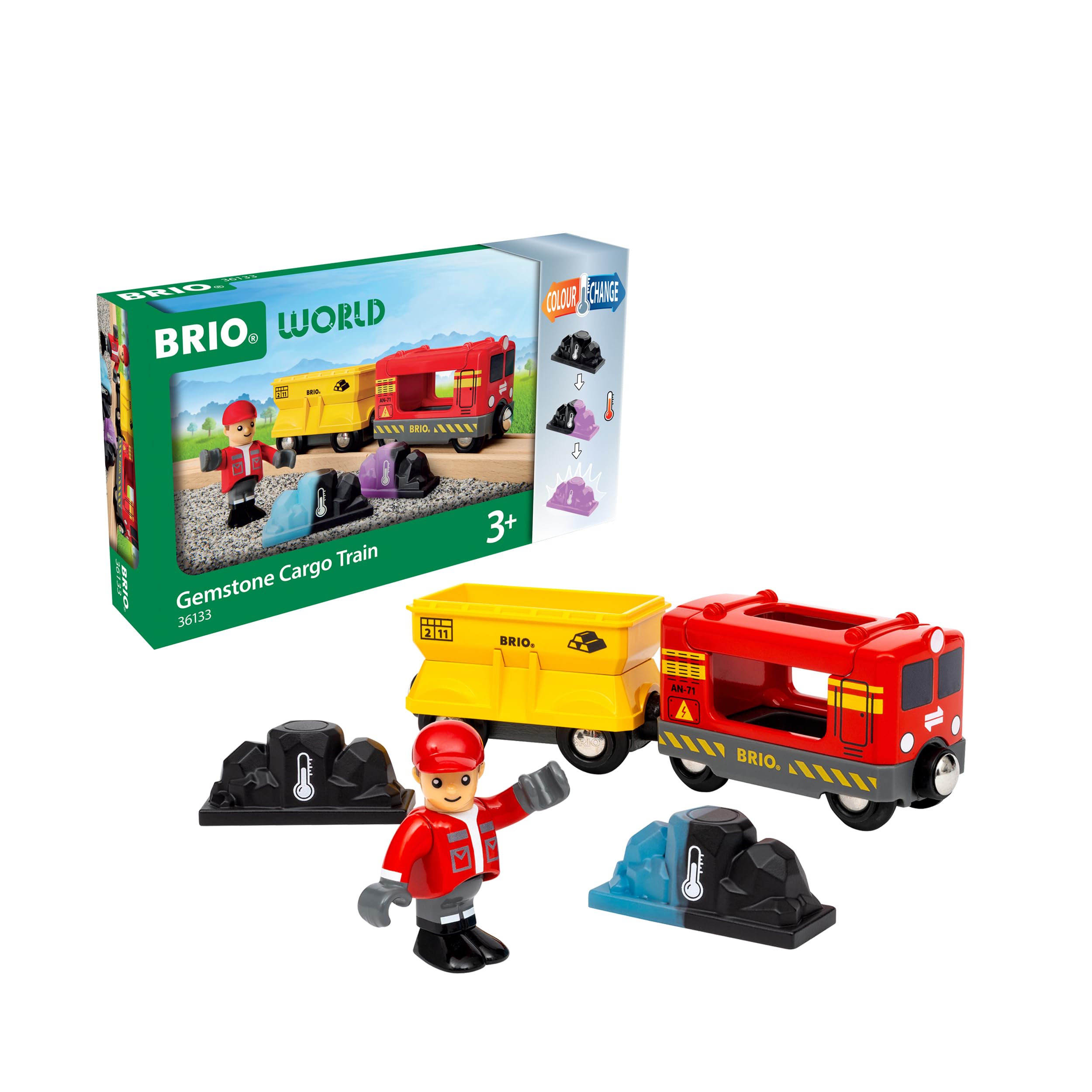 Brio World - Güterzug avec Farbwechsel-Zubehör