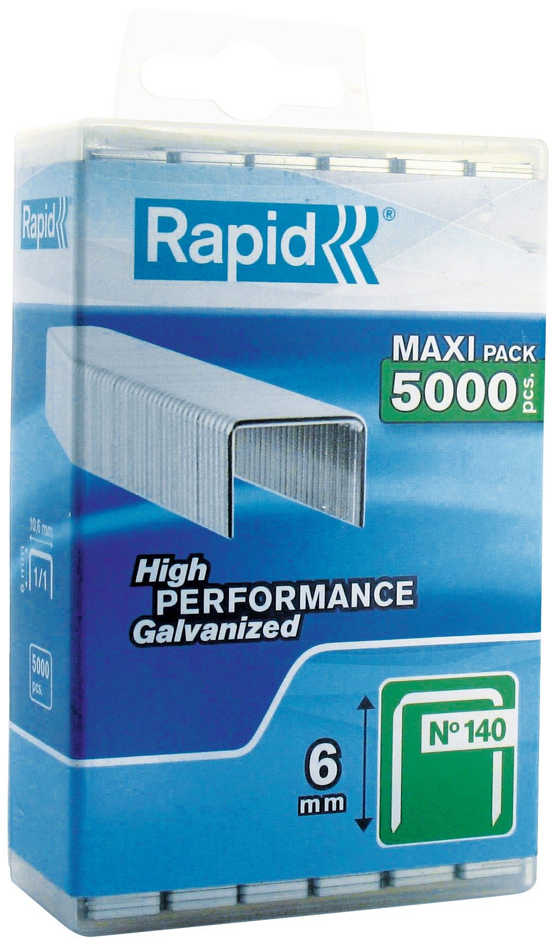 Rapid Agrafes n°140 6 mm