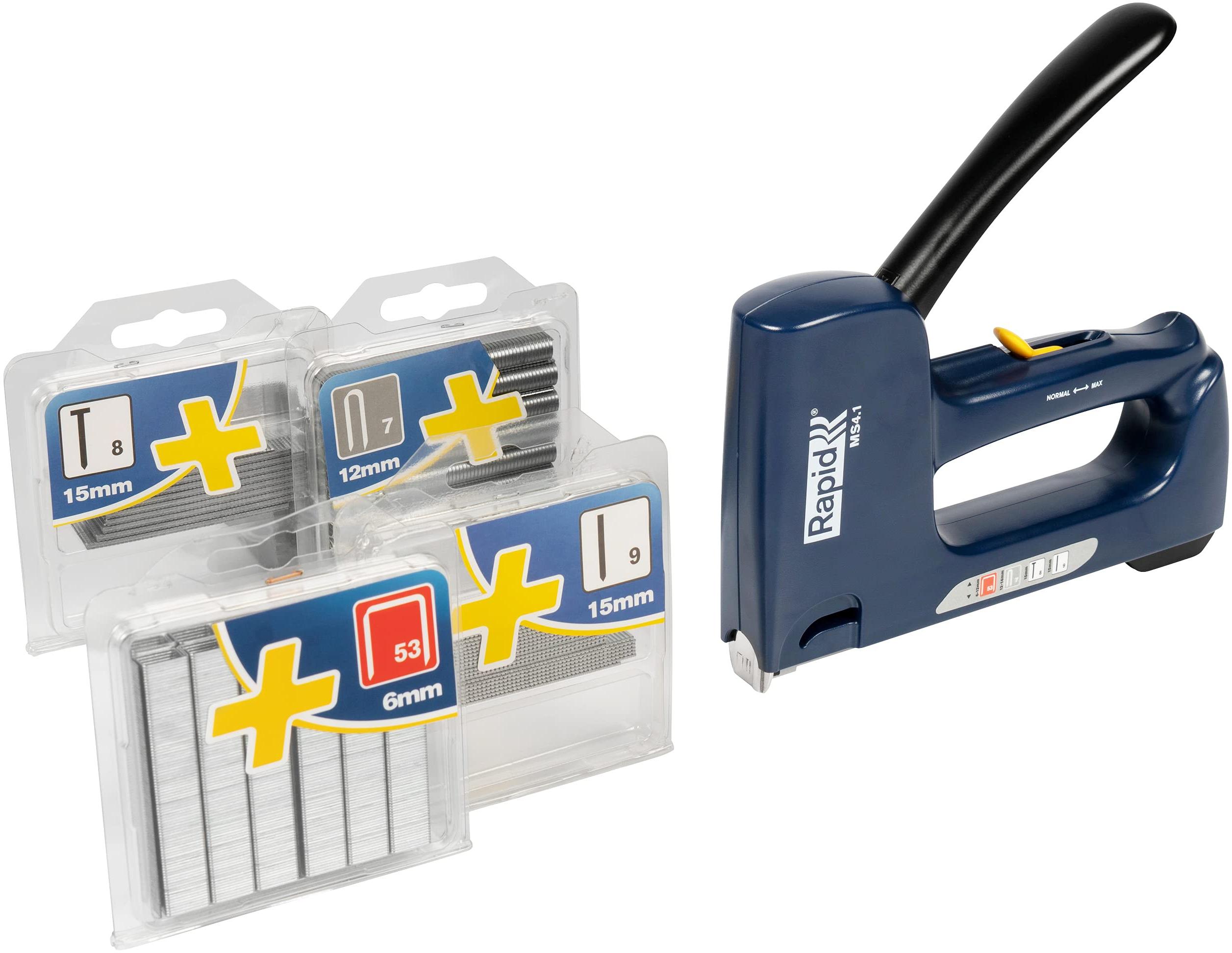 Rapid Agrafeuse/Cloueuse manuelle MS4.1 avec projectiles