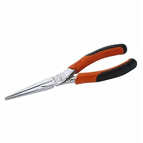 Bahco BAHCO Pince à becs demi-ronds ERGO droite, chromée, Longueur totale: 140 mm