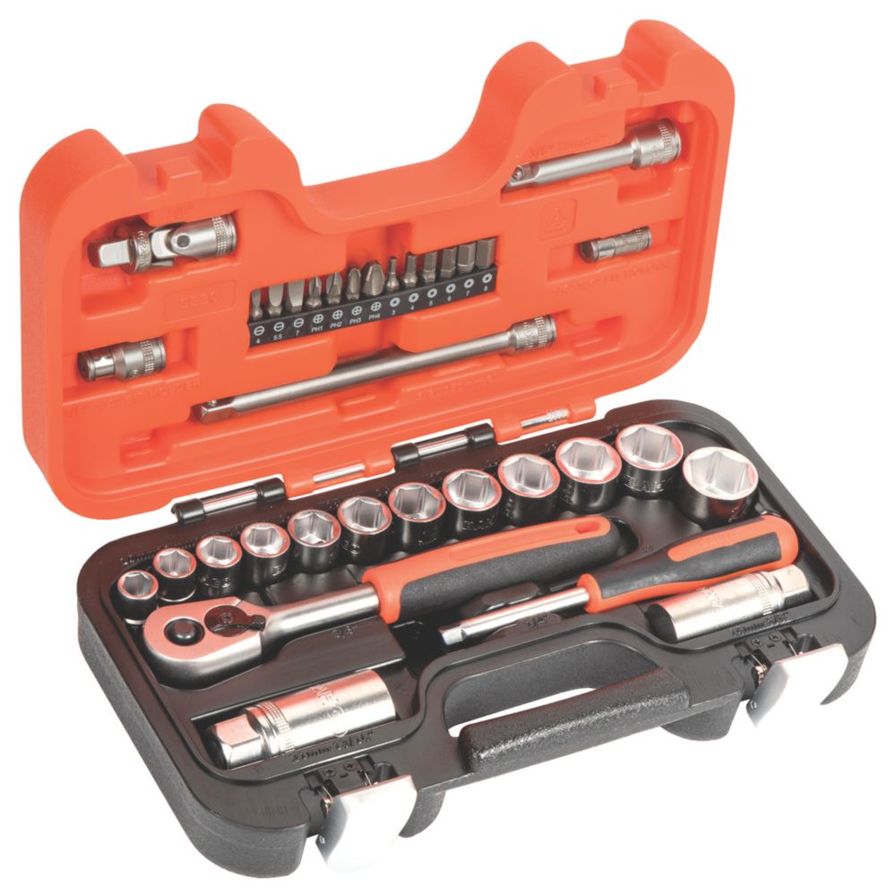 Bahco Assortiment de douilles à entraînement mixte S330 33 pièces
