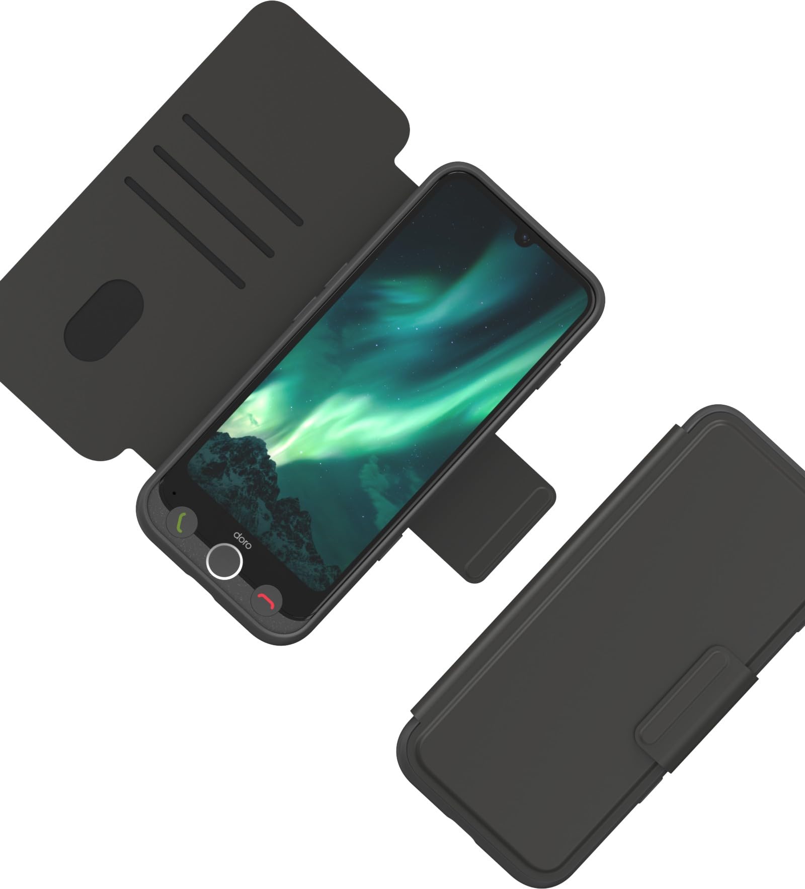 Doro Doro Aurora A3x Wallet Case GRAPHITE