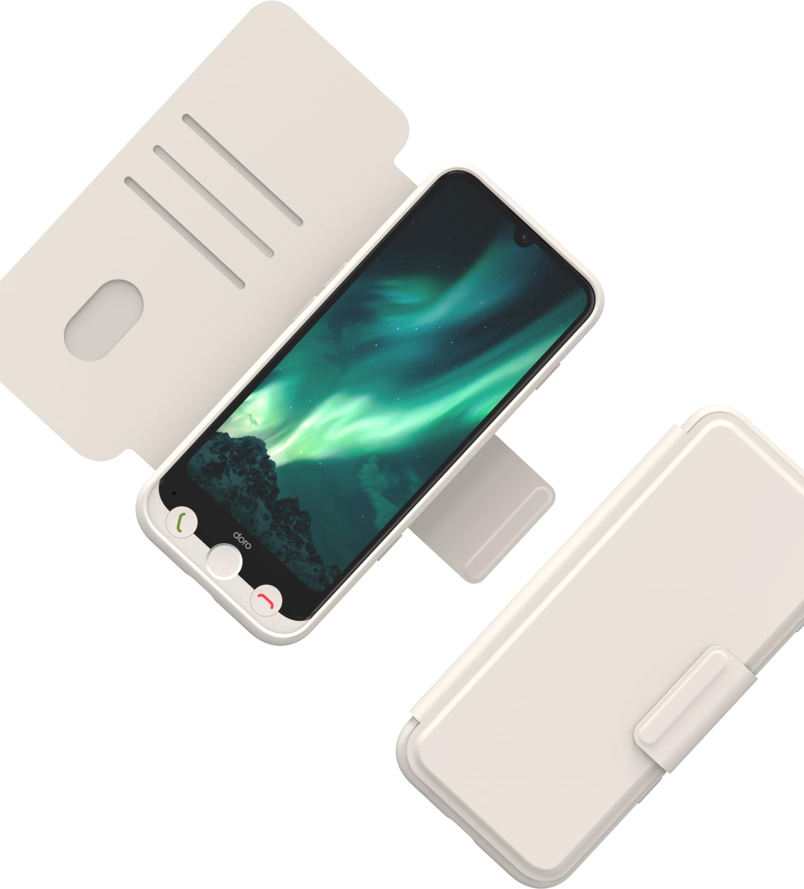 Doro Doro Aurora A3x Wallet Case BONE