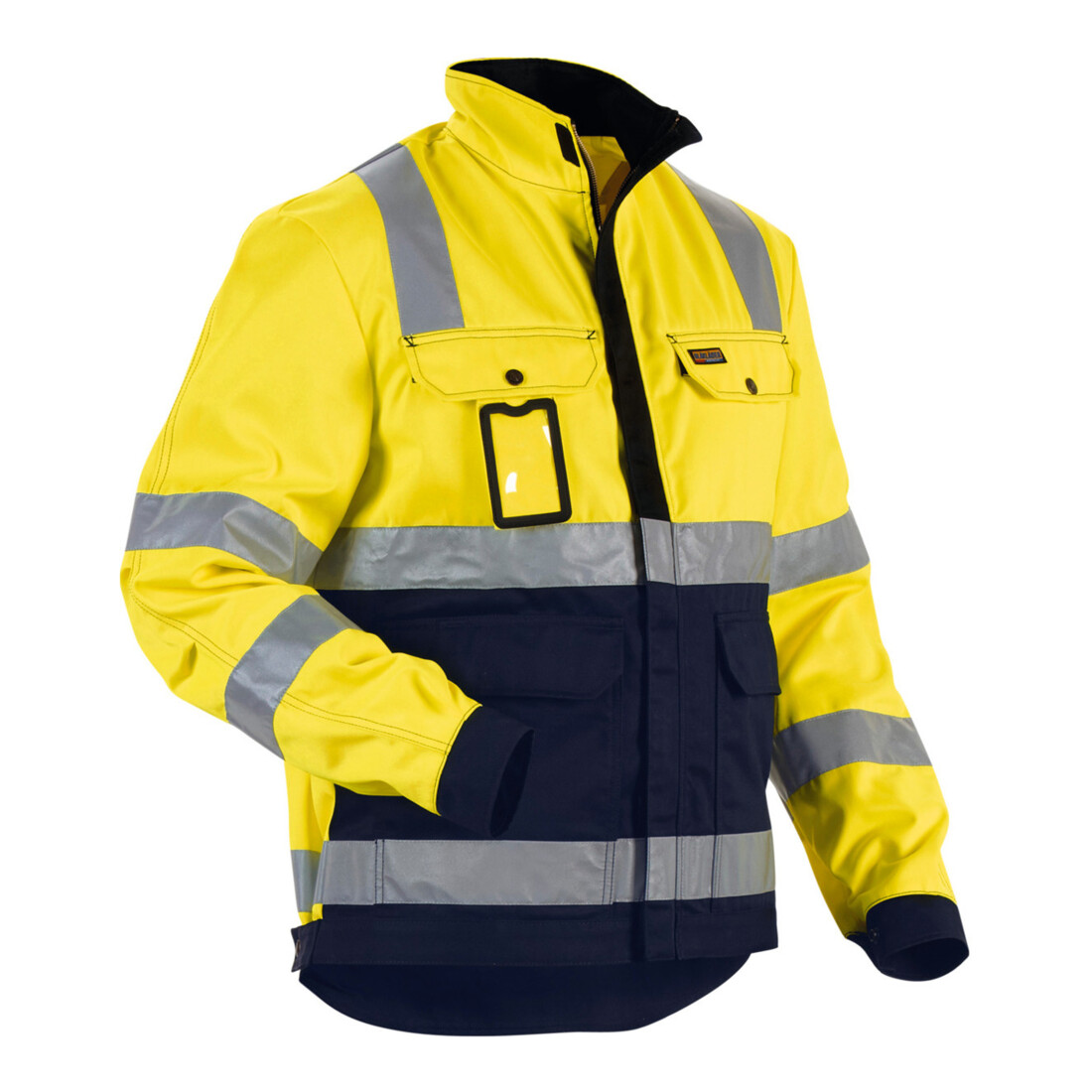 Blakläder Veste de signalisation, jaune / bleu marine, Taille unisexe: 2XL