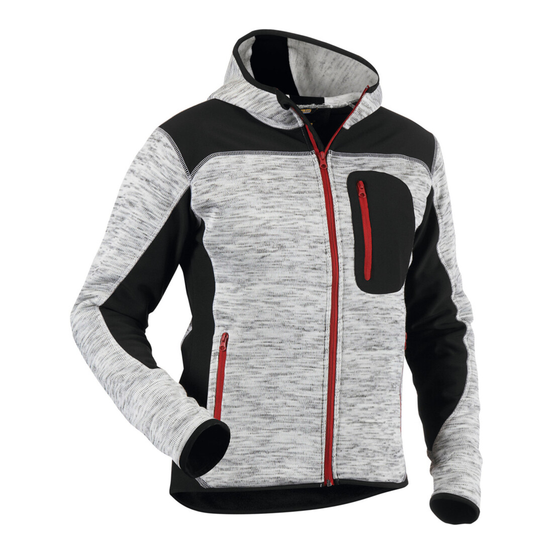 Blakläder Sweat zippé à capuche gris/noir taille L tour de poitrine 104 cm