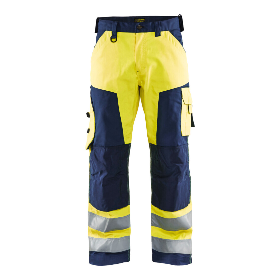 Blakläder Pantalon de signalisation, jaune / bleu marine, Taille de confection DE: 60