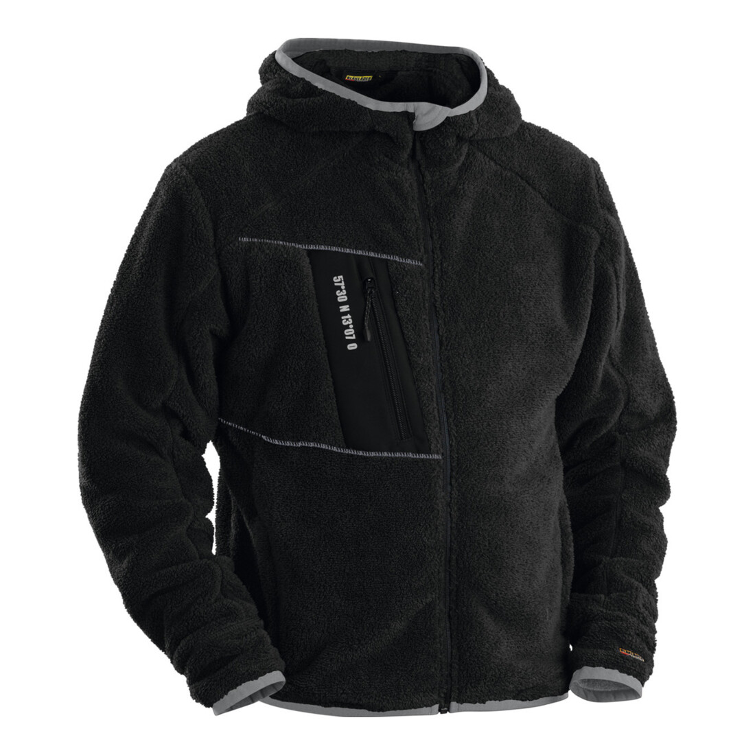 Blakläder Veste en fibre polaire, noir, Taille unisexe: 2XL