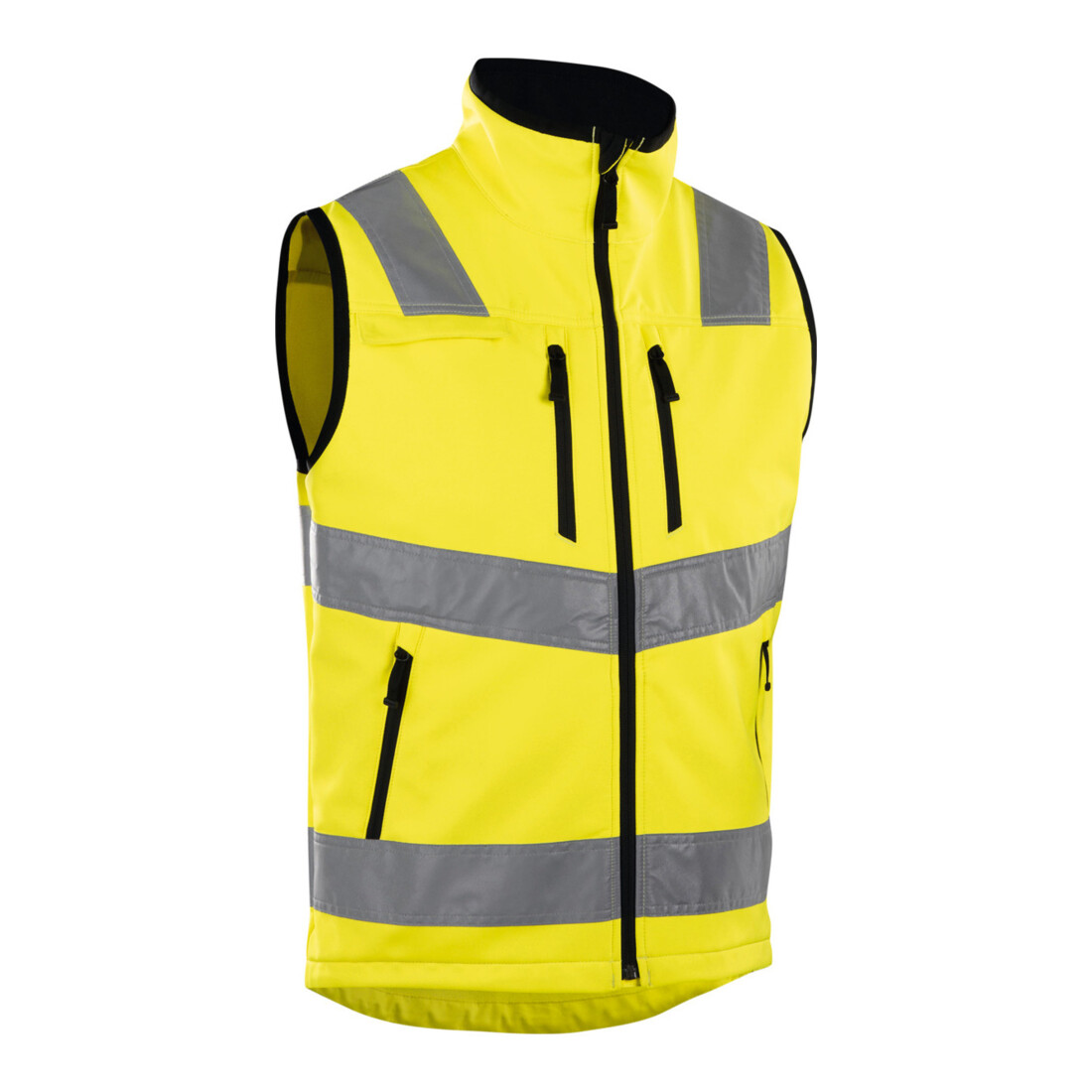 Blakläder Gilet de signalisation softshell, Jaune, Taille unisexe: XL