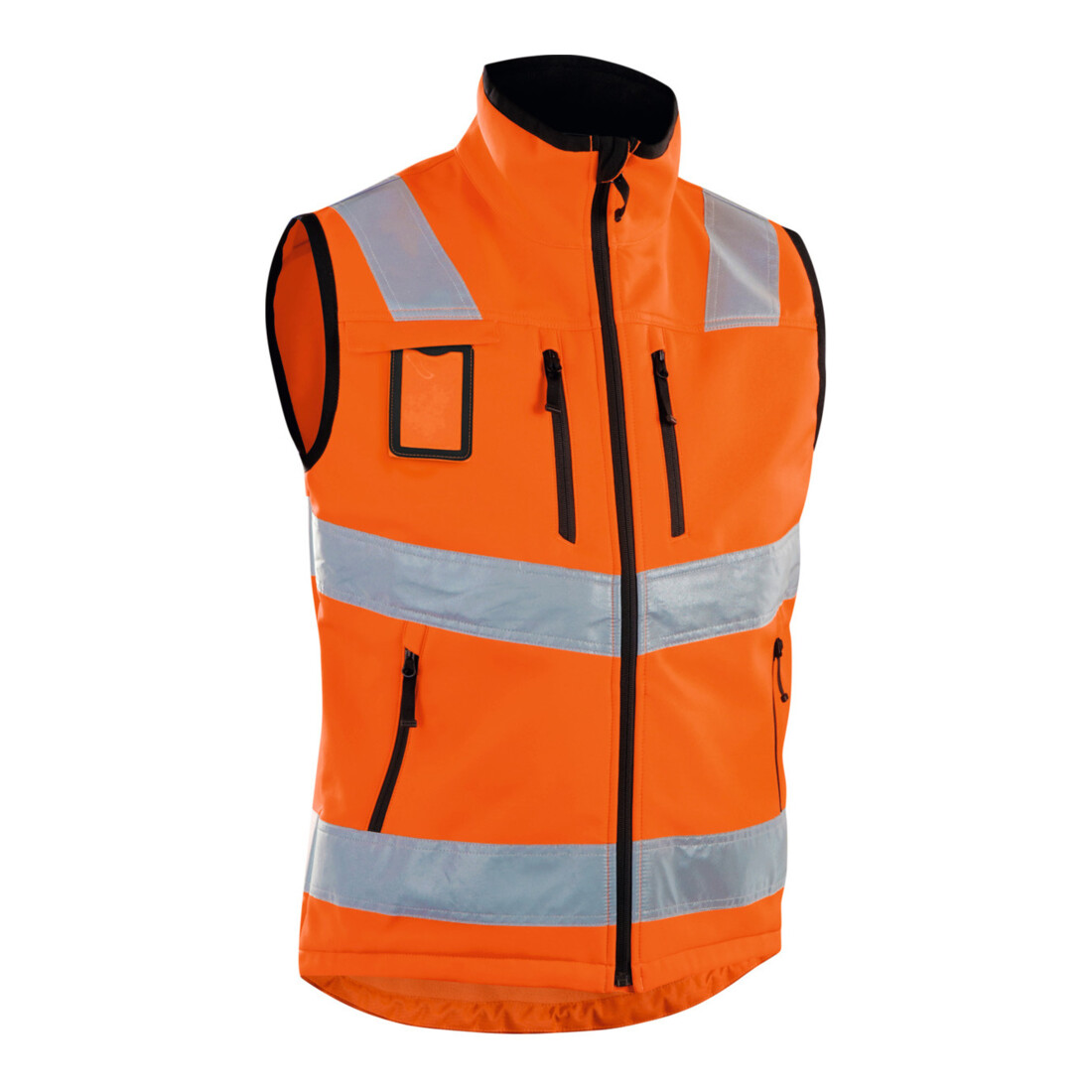 Blakläder Gilet de signalisation softshell, orange, Taille unisexe: 2XL