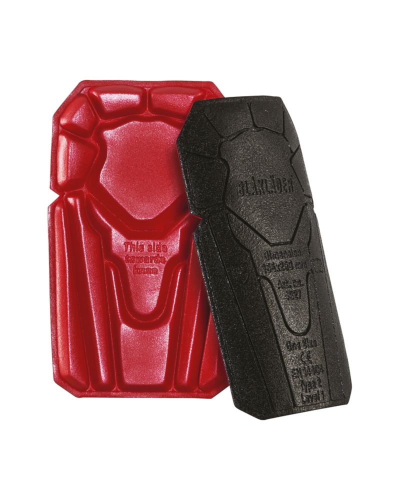 Blakläder Genouillères de sécurité noir et rouge en taille unique