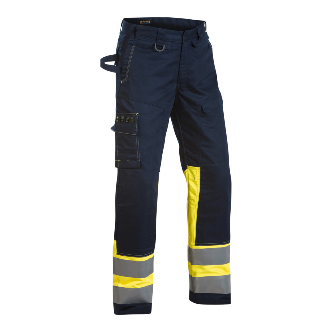 Blakläder Pantalon multinorme, bleu marine / jaune, Taille de confection DE: 56