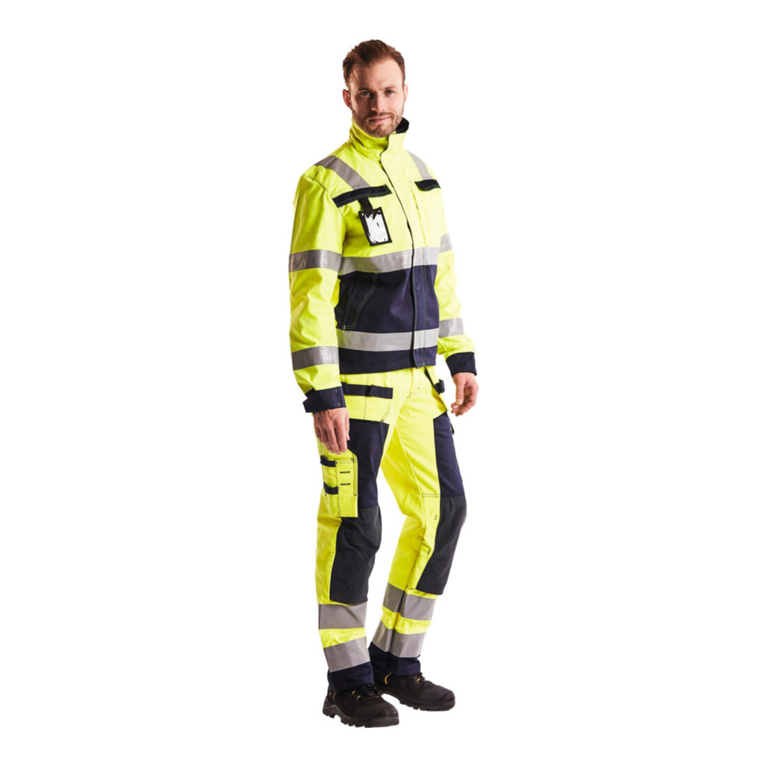 Blakläder Blouson multinorme, jaune / bleu marine, Taille unisexe: XL