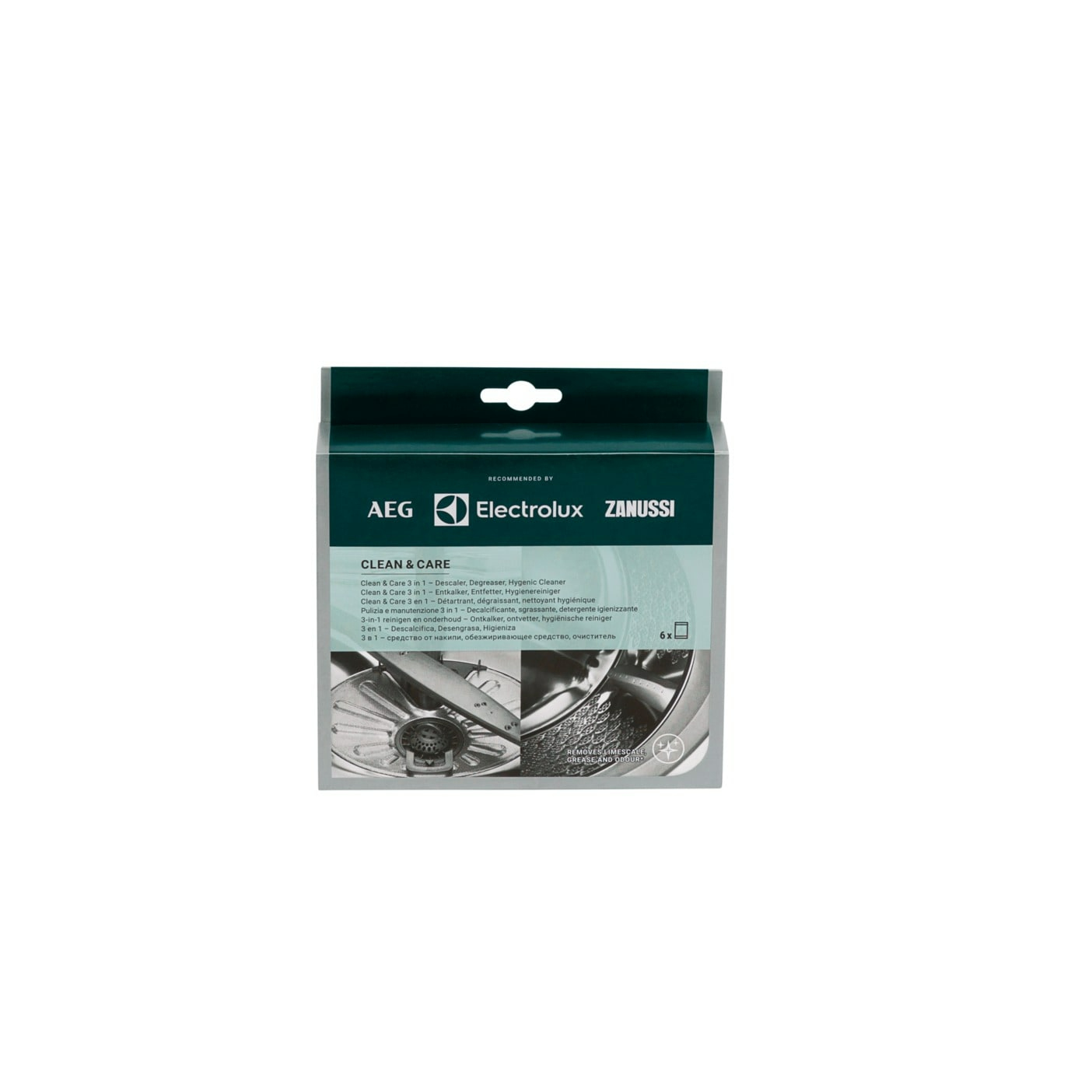 AEG Clean & Care Kit für Waschmaschinen et Geschirrspüler (6 Beutel)