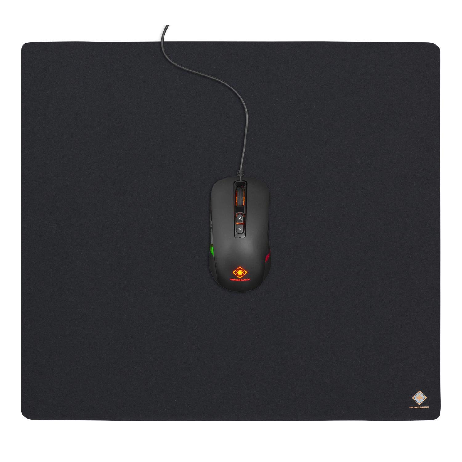 Deltaco Gaming Mauspad Large, 450x400x4mm, schwarz