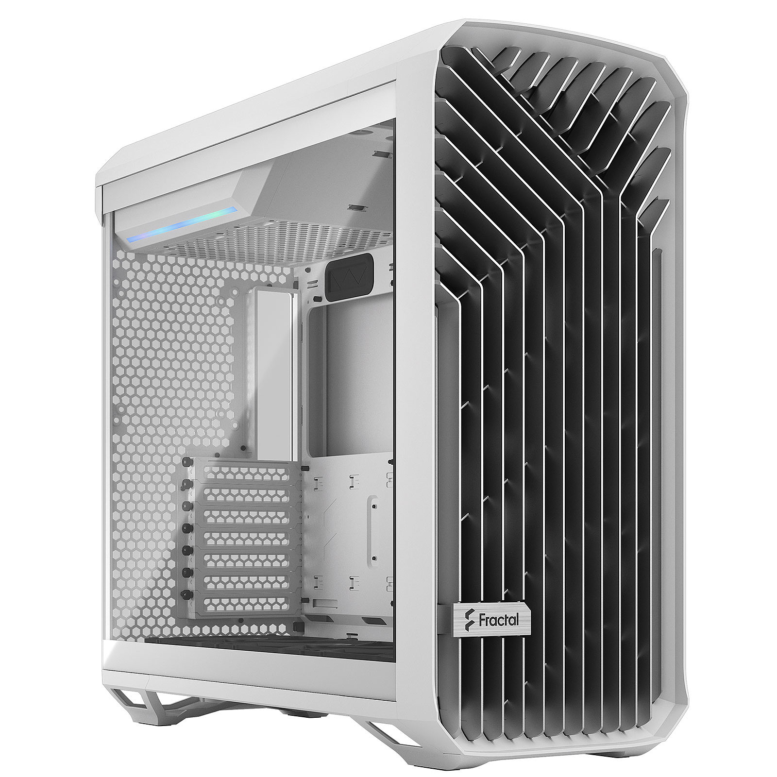 FRACTAL DESIGN Torrent White TG Clear (Blanc)