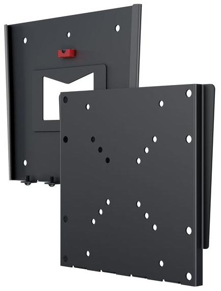 MULTIB Support mural fixe RACKETS Noir pour moniteur 38,1cm 15 101,6 cm 40. Cap