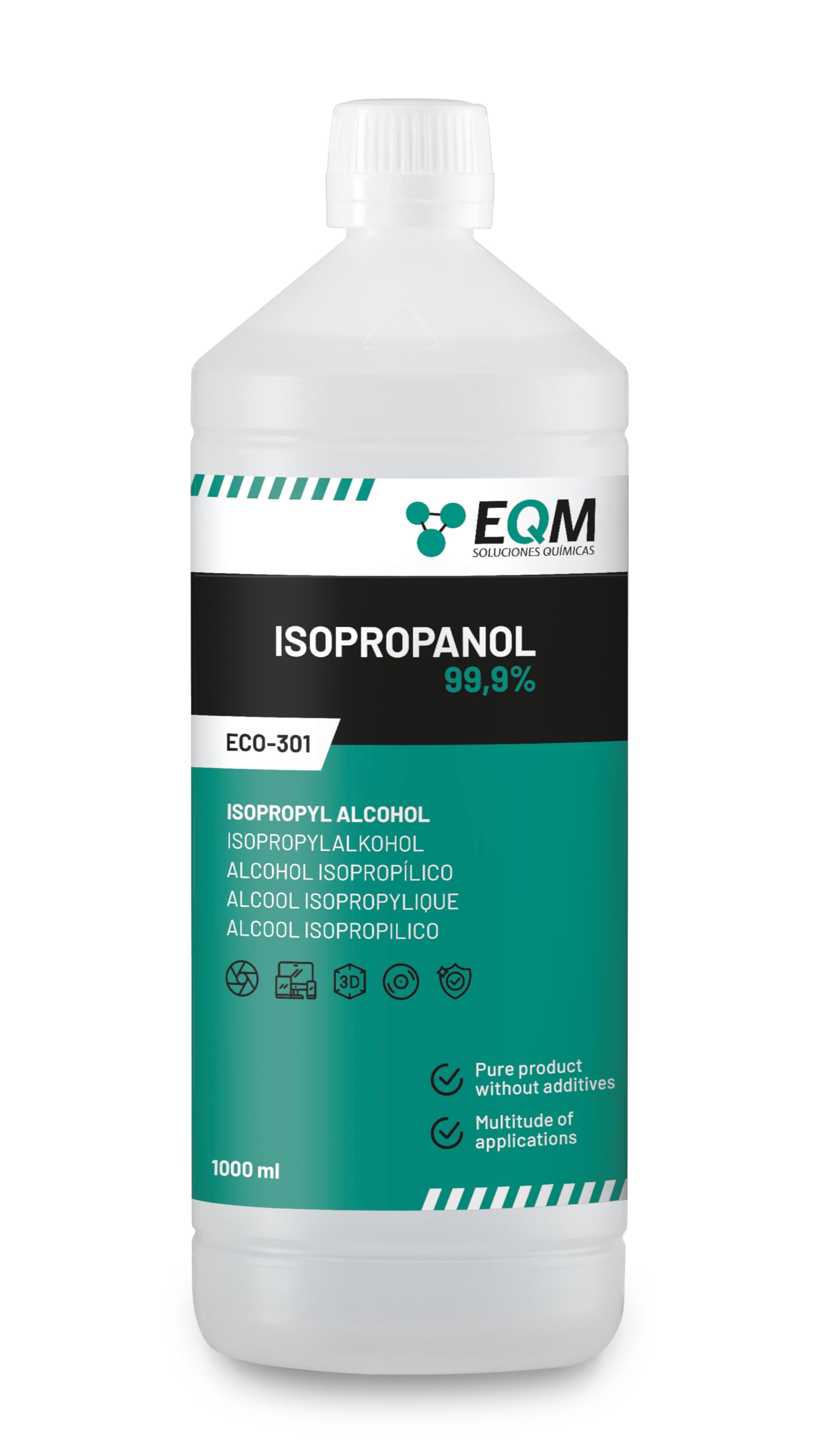 XSPC EQM SOLUCIONES QUIMICAS Alcool isopropylique 999 Purity Cleaning