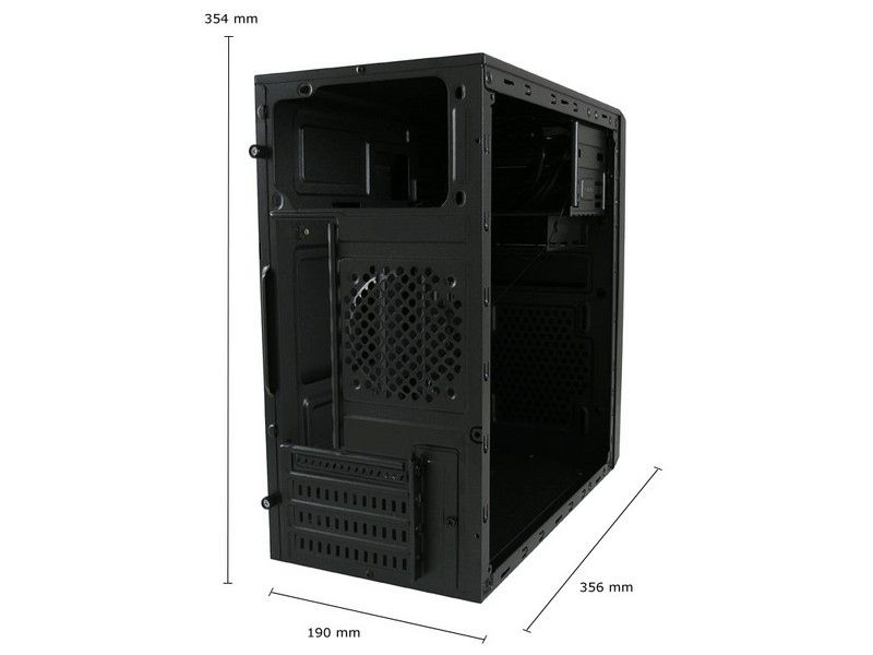 LC Power LC-Power Geh Micro ATX 2015MB (B/2xUSB2.0+3.0)