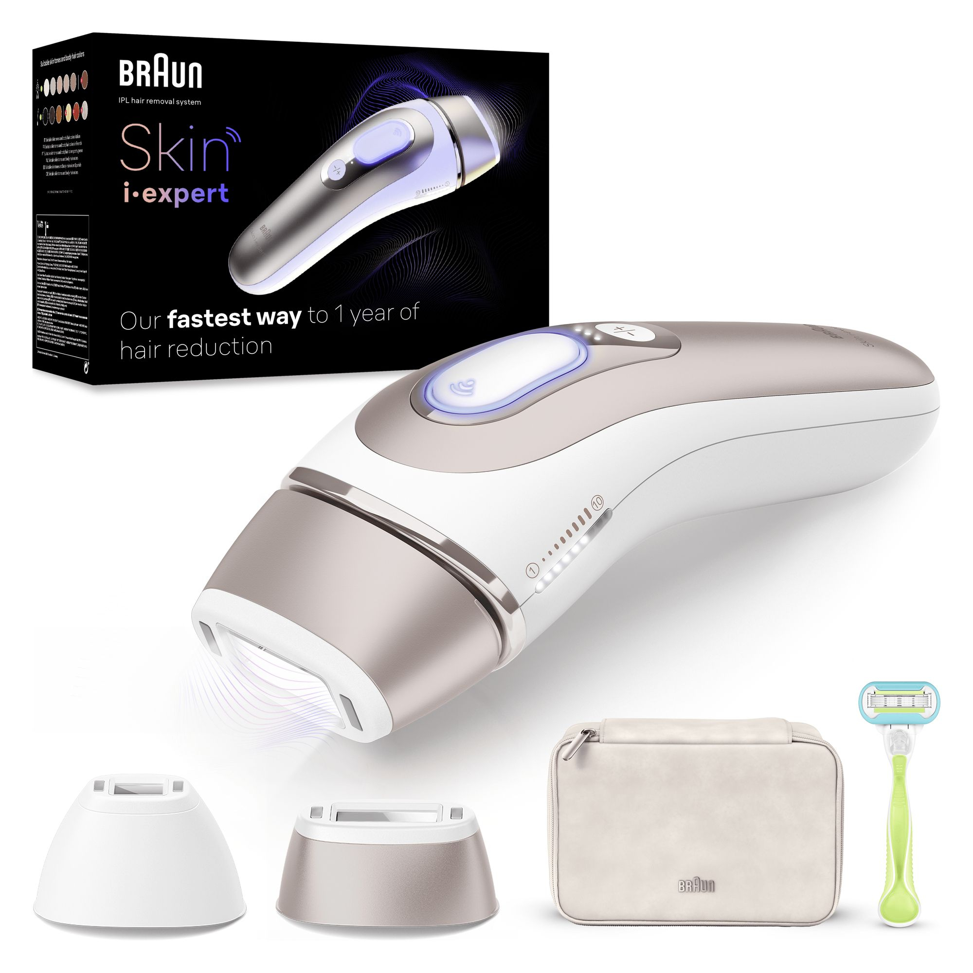 Braun Skin i-expert IPL PL7147 (weiÃ/roségold
