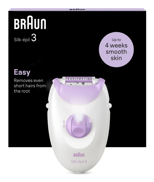 Braun Silk-épil 3-000 (weiÃ/lila)
