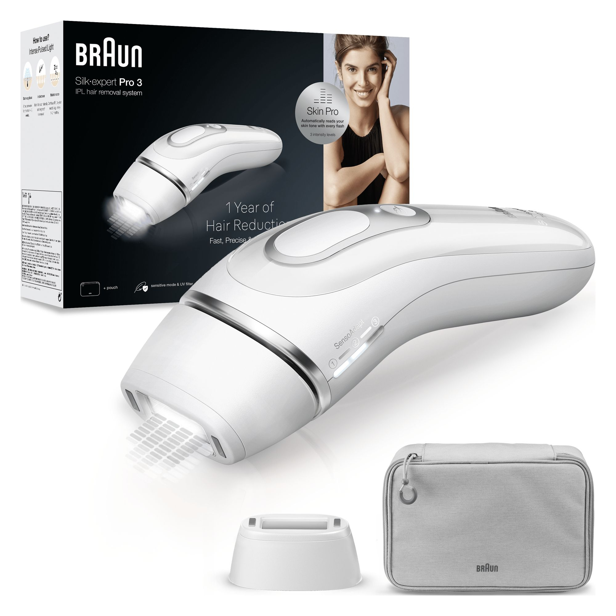 Braun Silk-expert Pro IPL PL3020 (weiÃ/silber