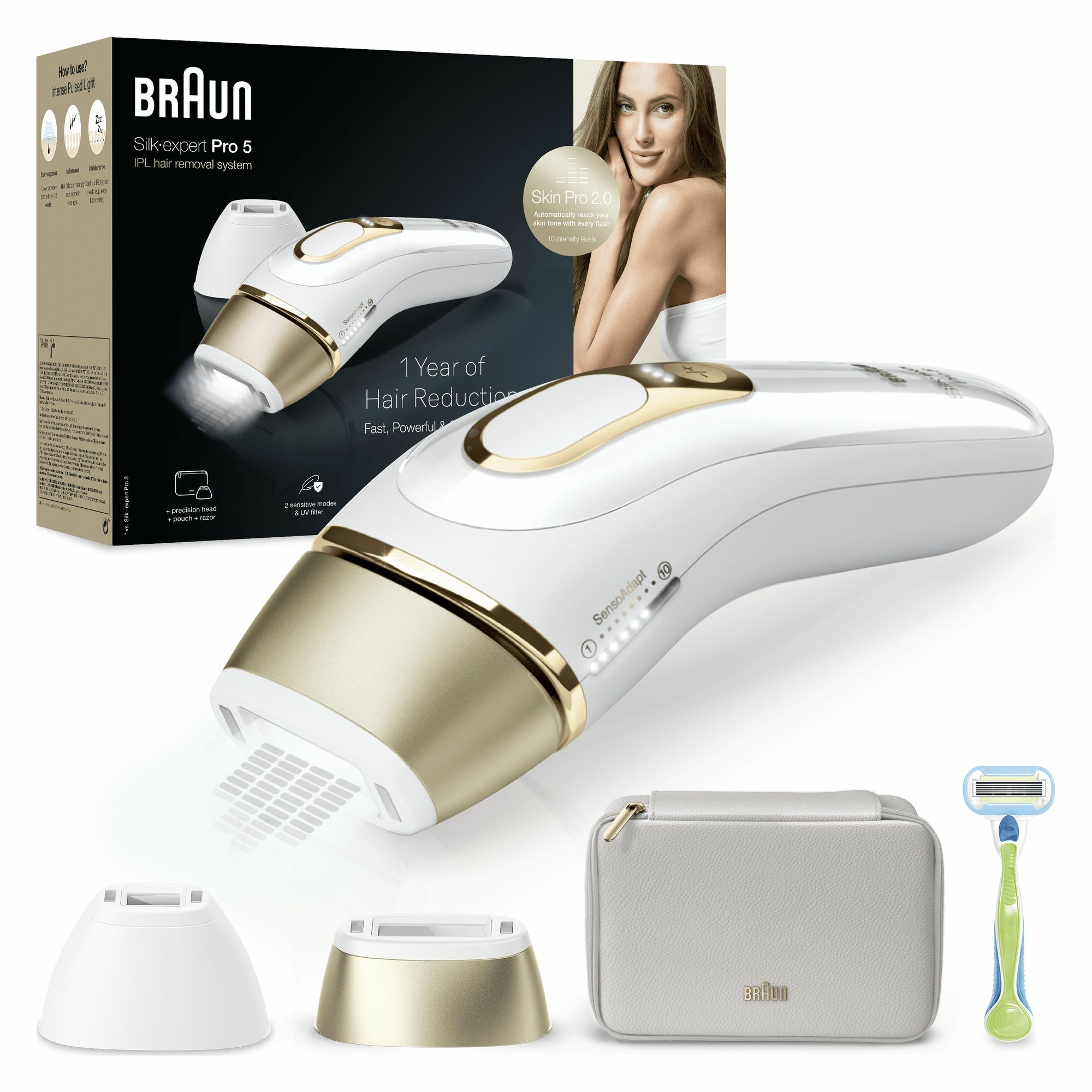 Braun Silk-expert Pro IPL PL5152 (weiÃ/gold