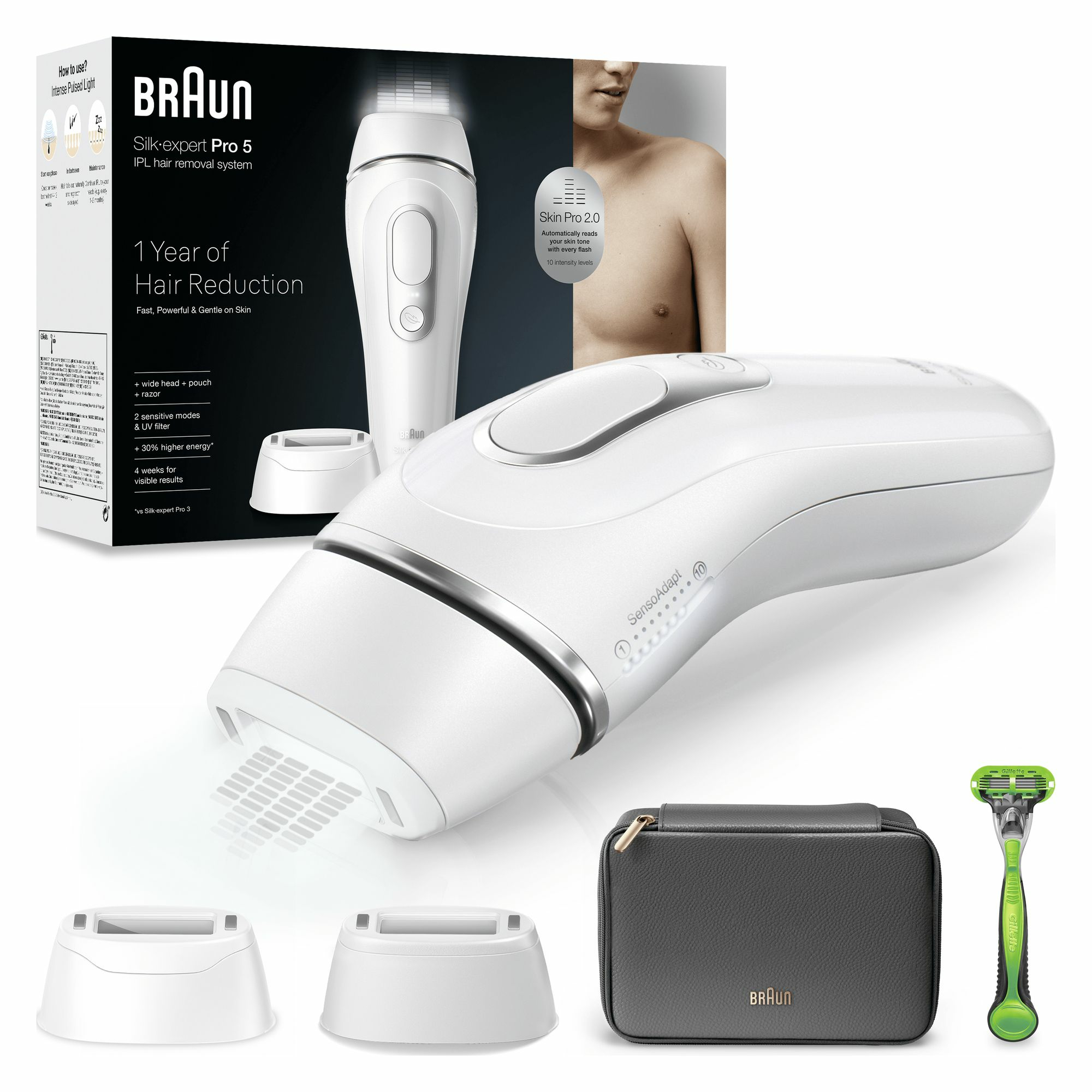 Braun Silk-expert Pro IPL PL5145 (weiÃ/silber
