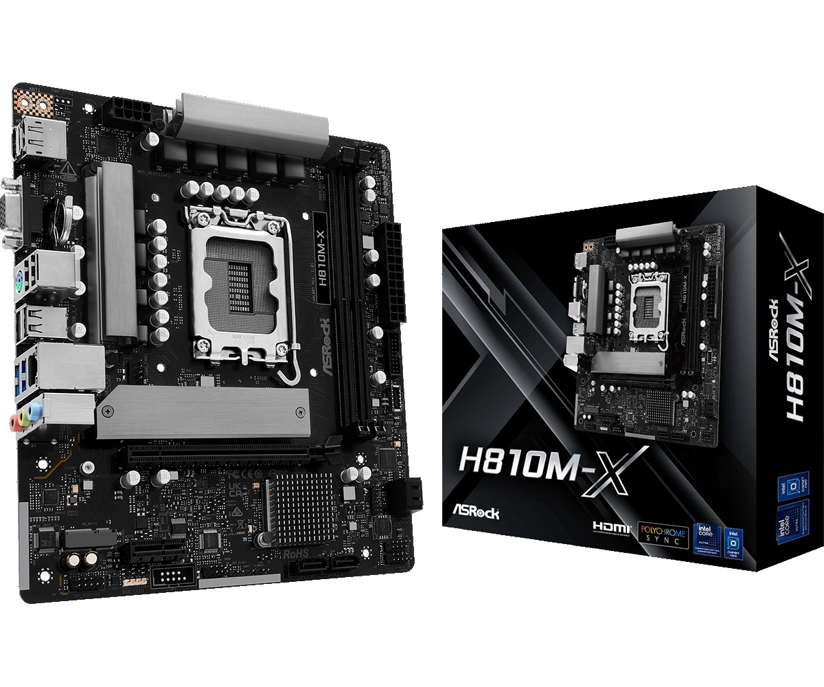 ASROCK H810M-X GEN5            1851 mATX HDMI/DP       DD