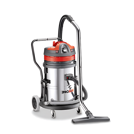 Promac Aspirateur de chantier Classe M eau/poussière 62L VAC-62-2TB