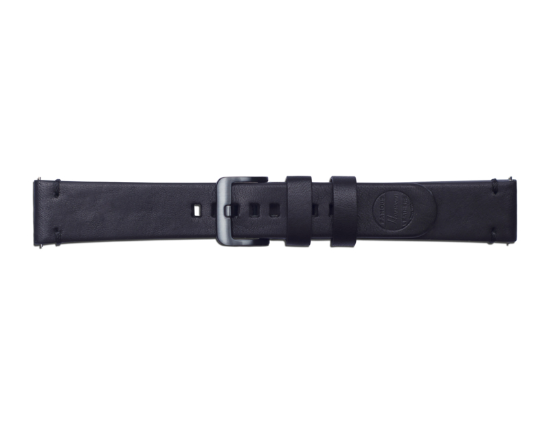 SAMSUNG Leder Armband Essex von Strap Studio (schwarz