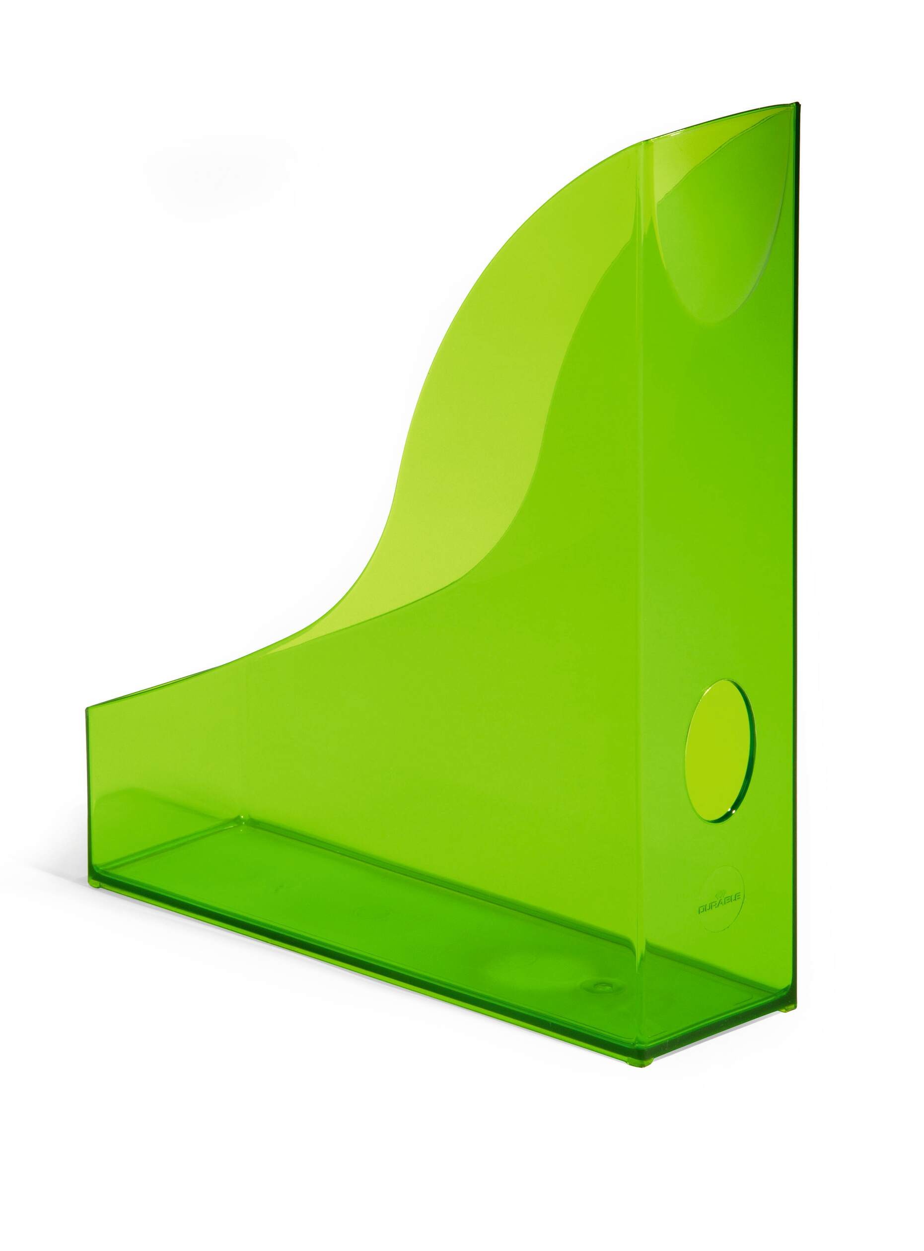 Durable DURABLE BASIC Stehsammler A4 transluzent grün