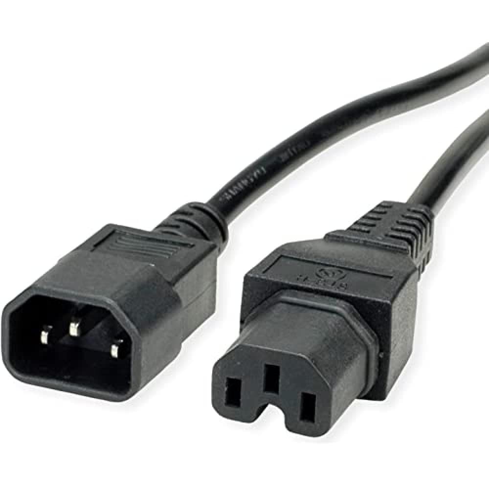 VALUE Netzkabel IEC320/C14 Stecker