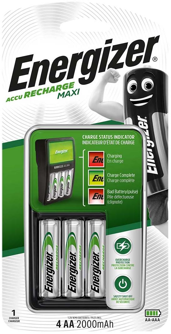 Energizer Modèle du produit : Chargeur de Piles Power Plus 4x AA