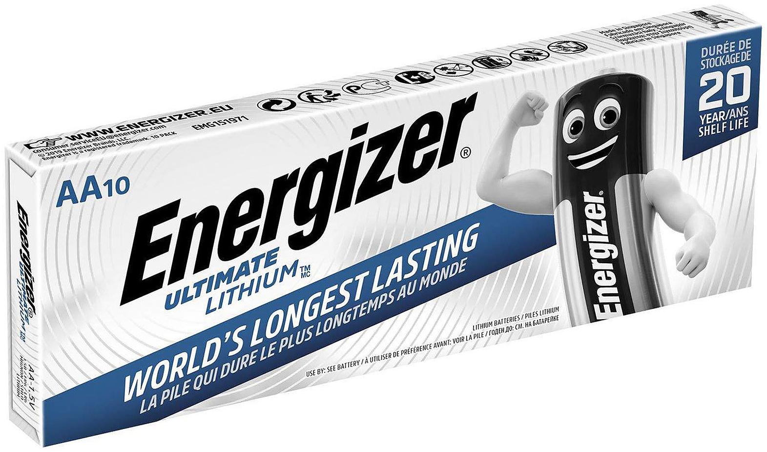 Energizer Lithium AA (par 10)