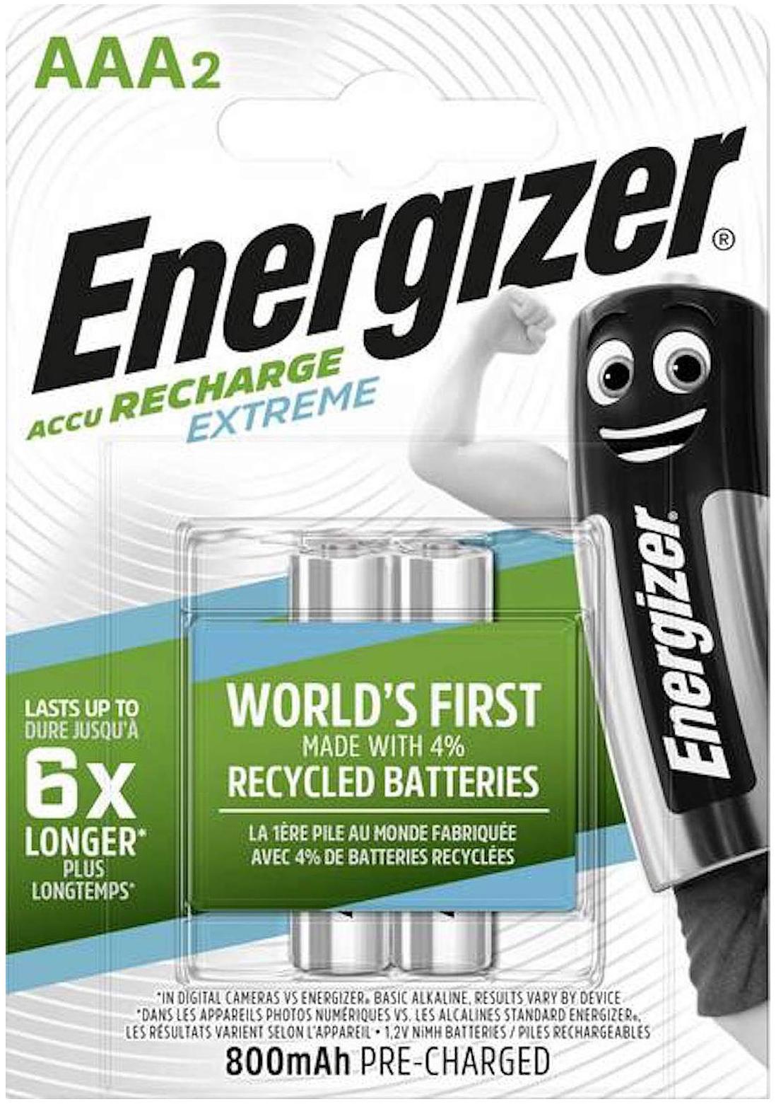 Energizer Extreme AAA 800 mAh (par 2)