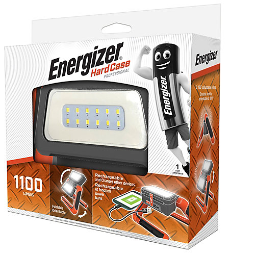Energizer Projecteur de chantier rechargeable Hard Case professionnel 1100 lumens