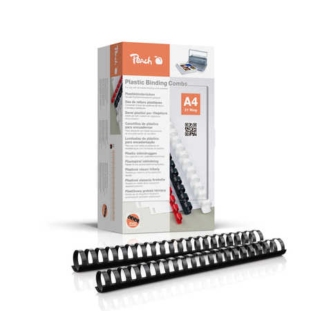 Peach Binderücken schwarz 32mm 50 er-Pack