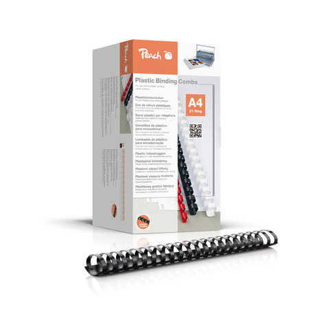 Peach Binderücken A4 schwarz 44mm 50 er-Pack