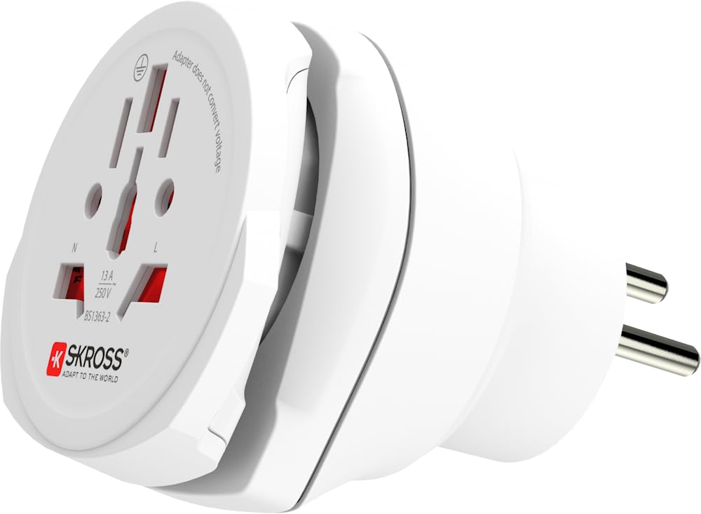 Skross Adaptateur de voyage Prise adaptateur universelle pour l'Angleterre