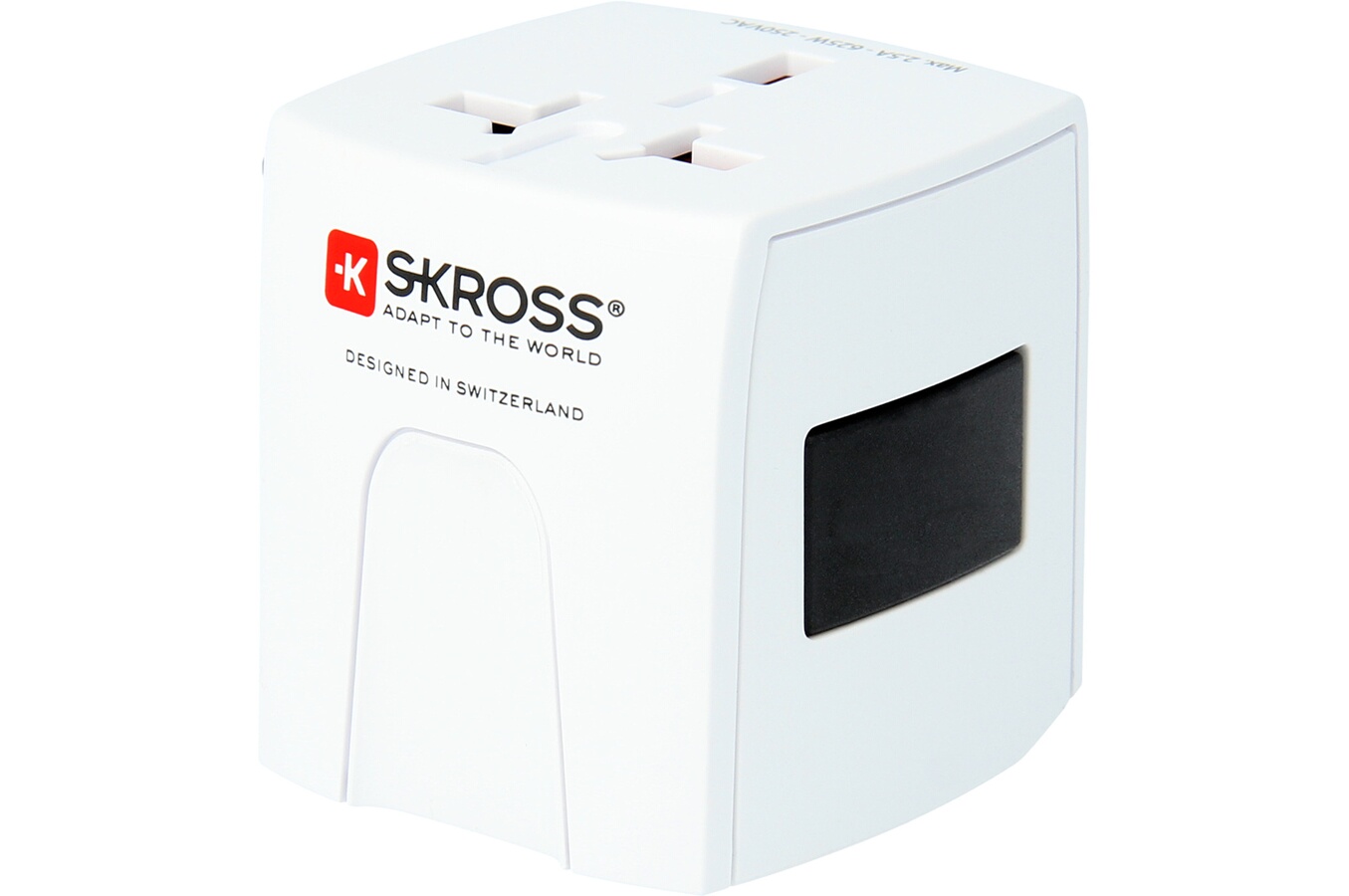Skross adaptateur de voyage universel blanc