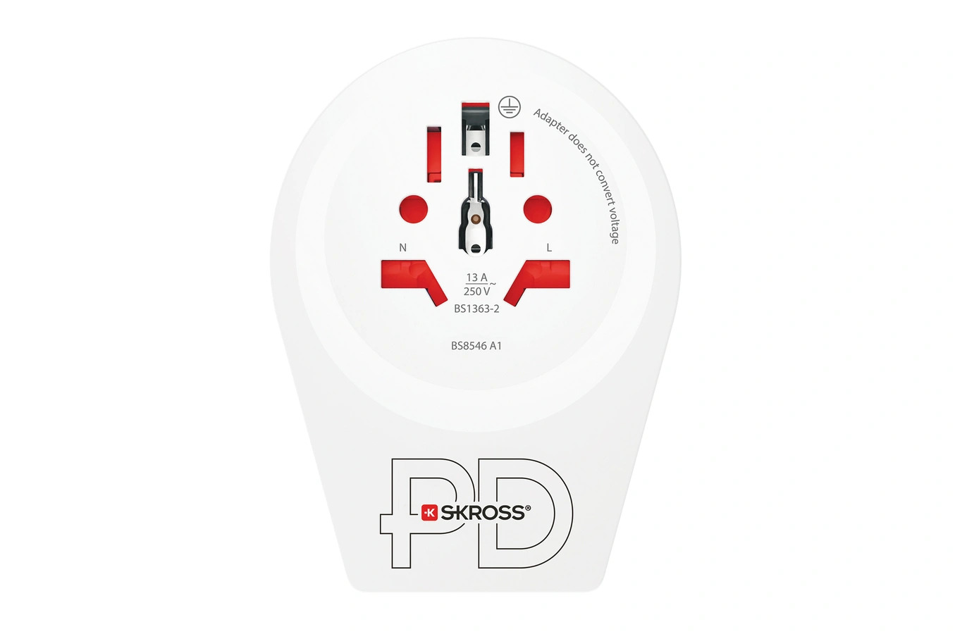 Skross Adaptateur World to Europe+Sortie Typ C 20 WATTS