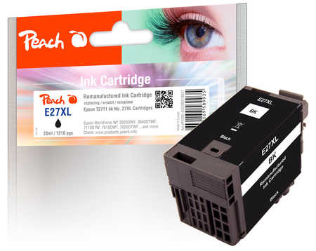 Peach Tinte noir PI200-450 (kompatibel à Epson 27XL (C13T27114010))