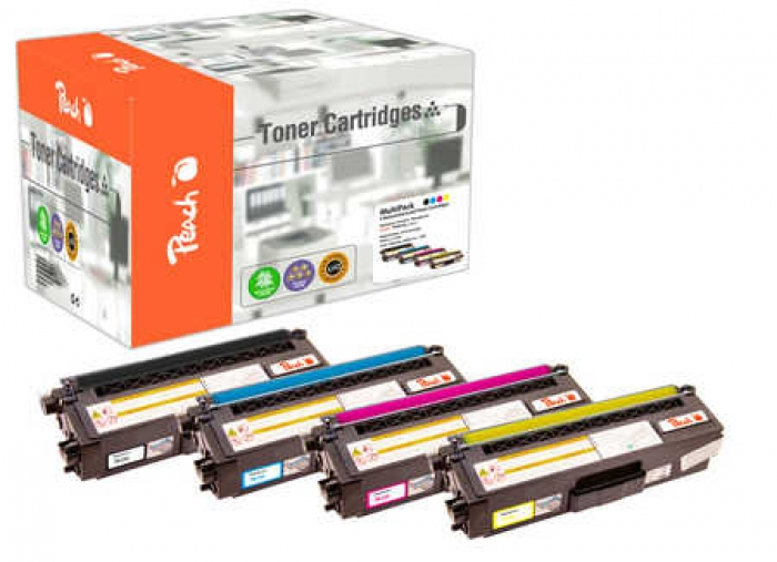 Peach Toner Brother TN-320 MultiPack bk,c,m,y remanufactured