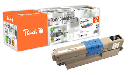 Peach Toner OKI C332XL 46508712 black remanufactured