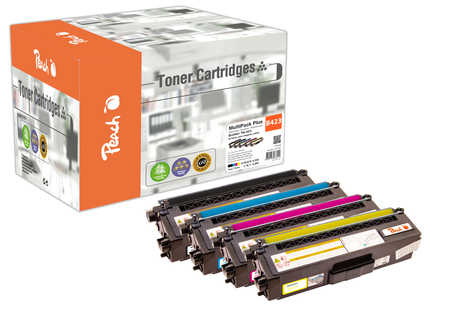 Peach Toner Brother TN-423 HL-8360 MultiPack Plus 2xbk,c,m,y remanufactured