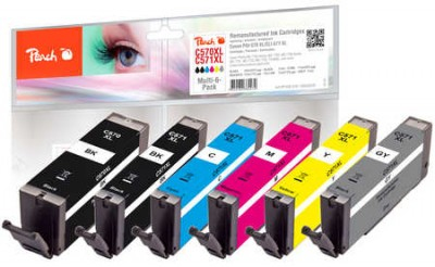 Peach Patrone Canon PGI-570XL/ CLI-571XL Multi-6-Pack remanufactured