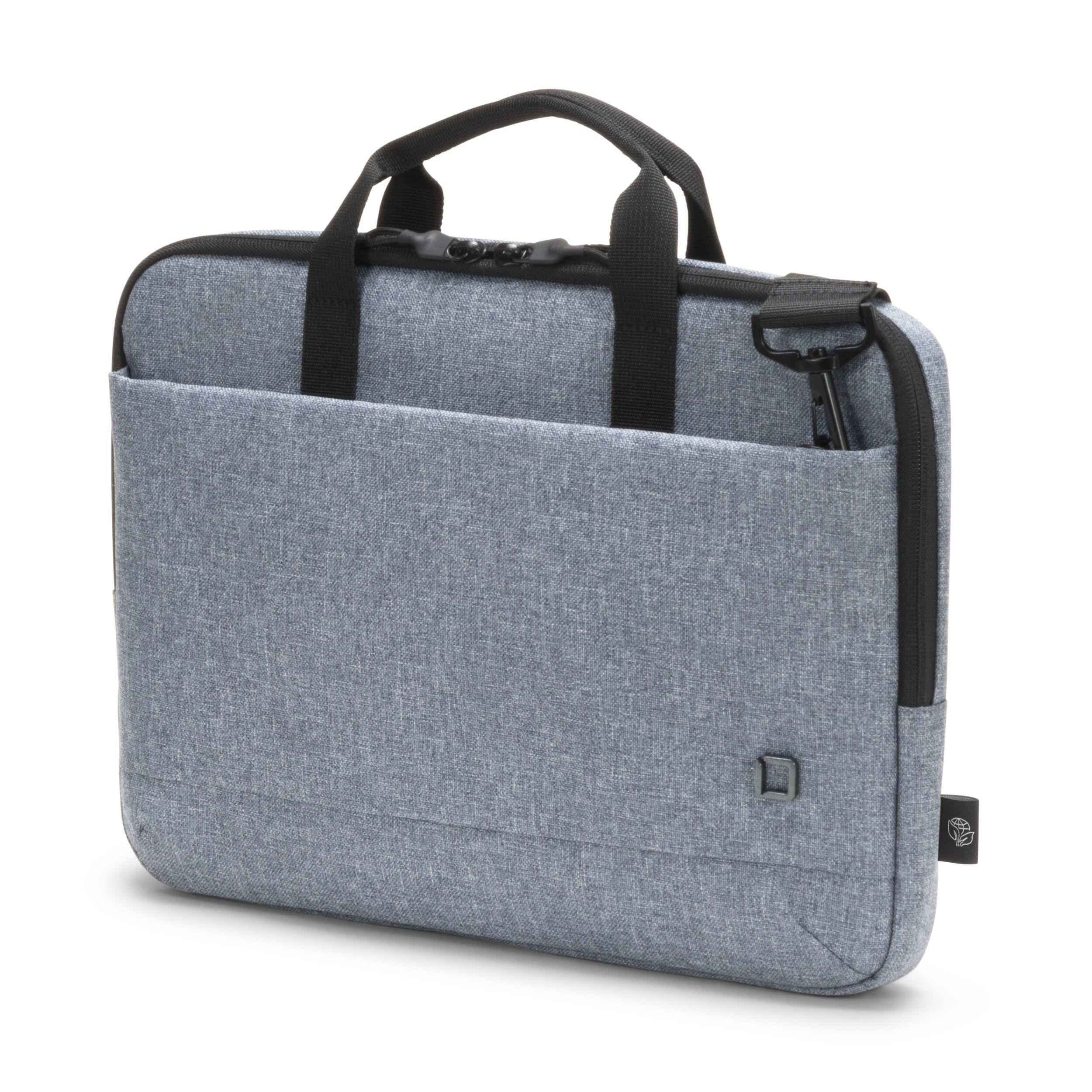 DICOTA Sacoche Ecologique SLIM CASE EDGE Bleue Pour PC Portable 14-15.6